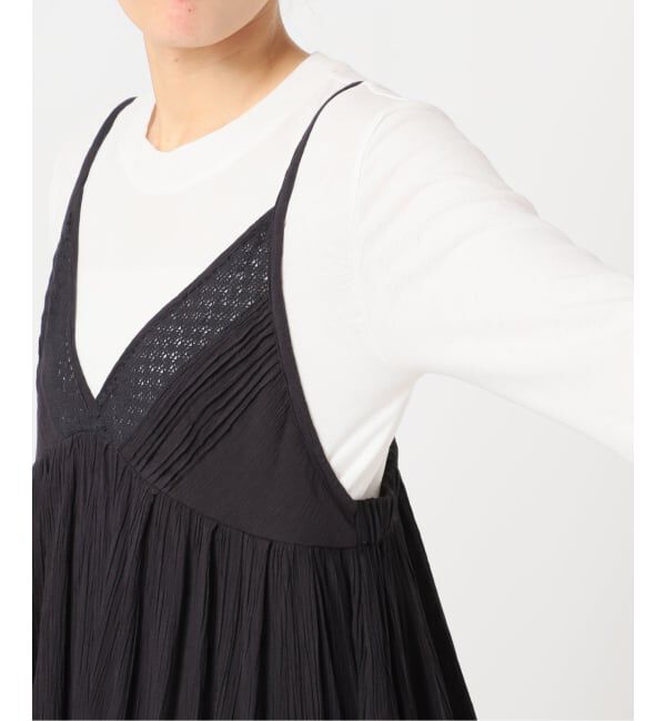 OUTDOOR PRODUCTS Usual Things「≪予約 追加≫コットンレーストリムキャミソール」|キャミソール|