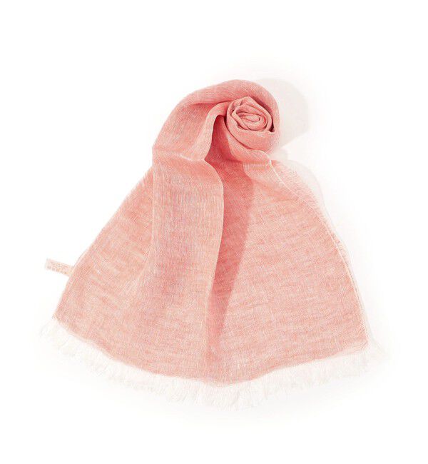 TOMORROWLAND GOODS「ARIANNA ARCHIVIO リネン ソリッドストール」|ストール|35 レッド