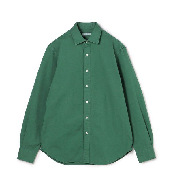 TOMORROWLAND MENS「コットン セミワイドスプレッドカラーシャツ」|シャツ・ブラウス|55 グリーン
