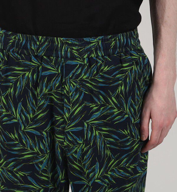 TOMORROWLAND MENS「コットン リーフプリント スリムテーパードイージーパンツ」|その他|