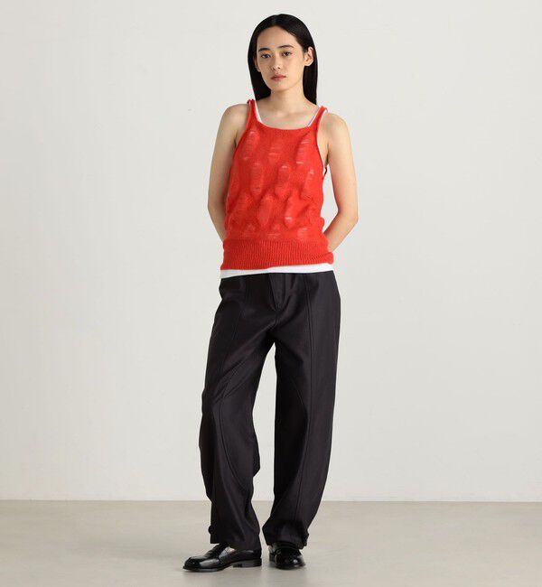 Edition「ベビーアルパカ ニットキャミソール」|キャミソール|