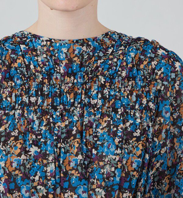 SOULEIADO「コットンプリント シャーリングブラウス」|シャツ・ブラウス|