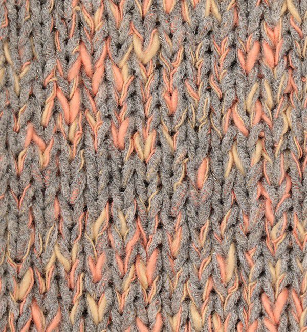 BACCA「コットンメランジェ Vネックベスト」|ニット・セーター|