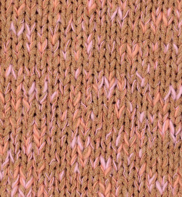 BACCA「コットンメランジェ Vネックベスト」|ニット・セーター|