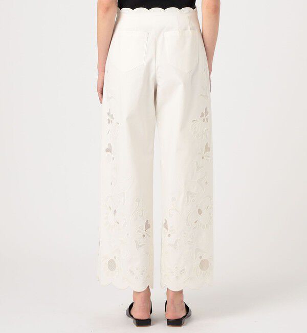 DES PRES「カットワークエンブロイダリー ワイドパンツ」|その他|