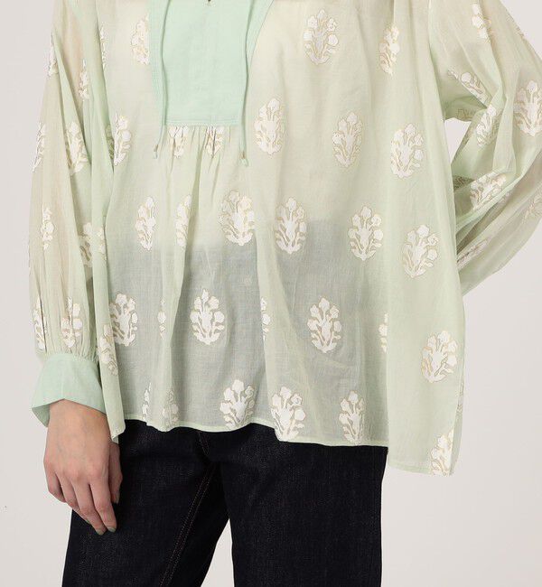 TOMORROWLAND BUYING WEAR「ne Quittez pas COTTON VOILE SEDUM ブラウス」|シャツ・ブラウス|