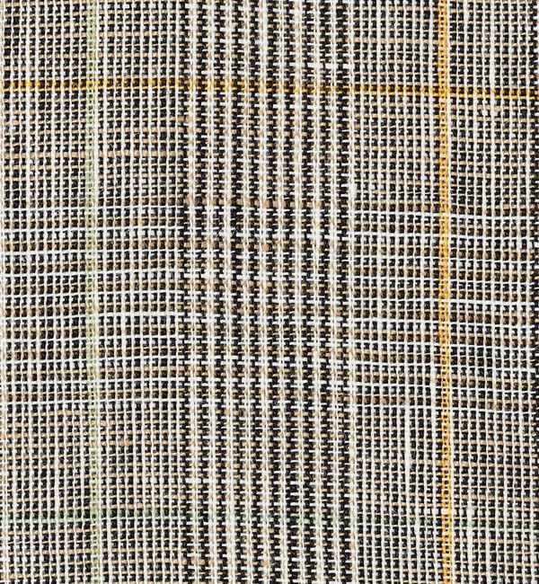 TOMORROWLAND MENS「リネン グレンチェック 1タック ペグトップパンツ」|スラックス|