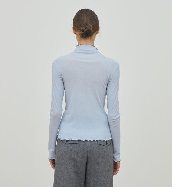 DES PRES「コットンジャージー ビルドネックカーディガン」|カーディガン|