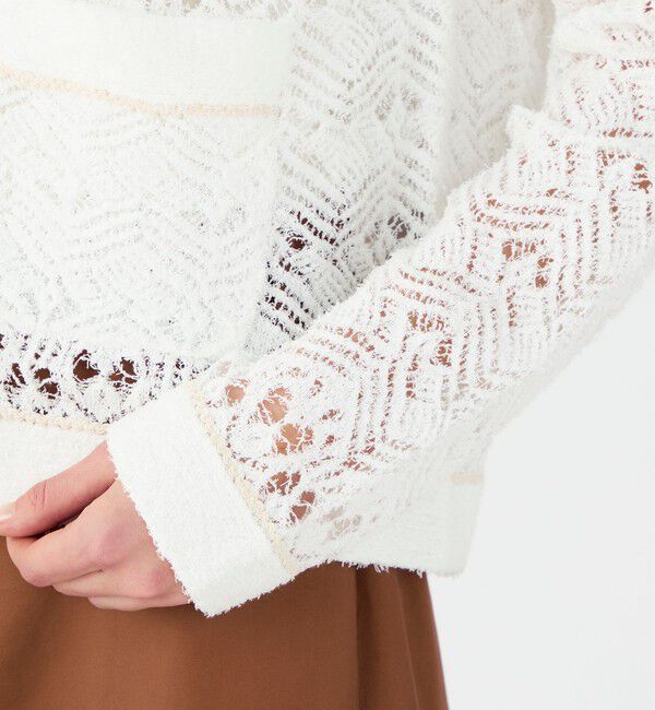 Ballsey「【WEB先行予約】コットンナイロンファンシーヤーン 4Pカーディガン」|カーディガン|