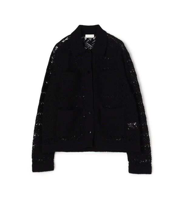 Ballsey「【WEB先行予約】コットンナイロンファンシーヤーン 4Pカーディガン」|カーディガン|19 ブラック