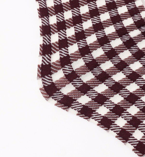 Edition「edition pourell ギンガムチェック ソックス」|ソックス|