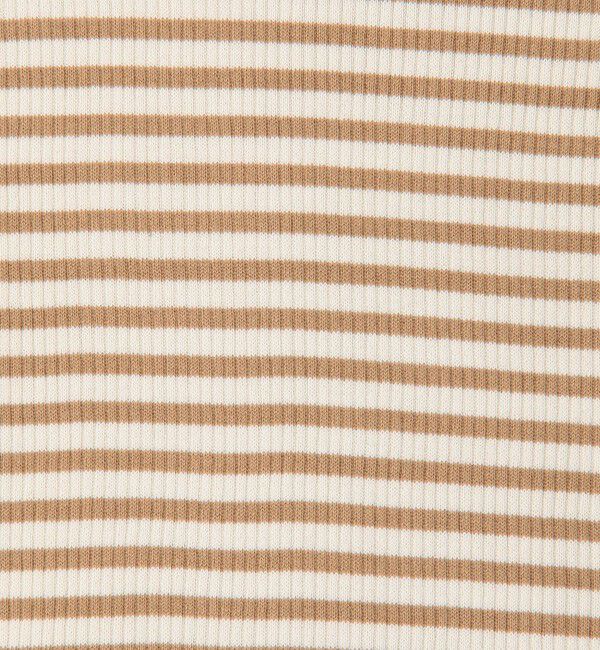 GALERIE VIE「ギザコットンリブ ボートネックプルオーバー」|ニット・セーター|