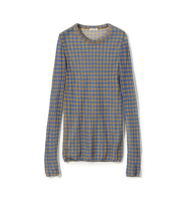 Edition「edition pourell I PLATHING ロングスリーブプルオーバー」|ニット・セーター|64 ブルー系