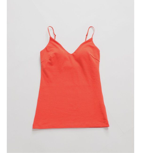EMILYWEEK「【RESET】オーガニックコットン混 ブラキャミソール（オレンジレッド）」|インナー|