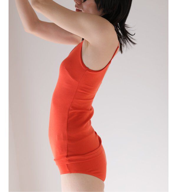 EMILYWEEK「【RESET】オーガニックコットン混 ブラキャミソール（オレンジレッド）」|インナー|