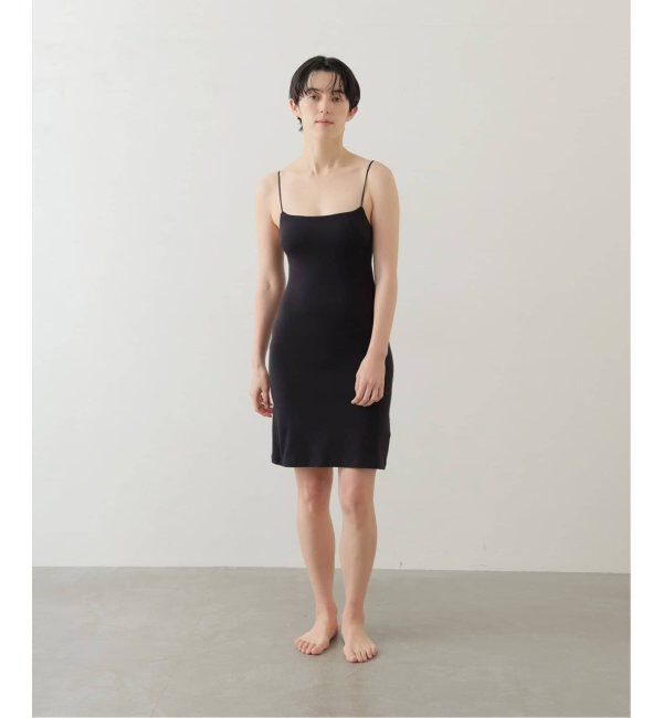 EMILYWEEK「【ACTIVE】Bamboo ストレッチロングキャミソール（ブラック、アンバー）」|インナー|