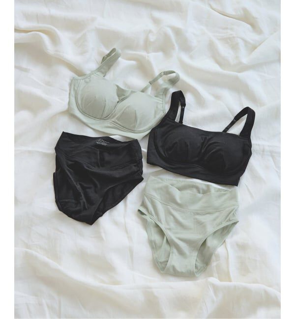 EMILYWEEK「【CALM】ハーフトップブラ（グリーン、グレー）」|インナー|