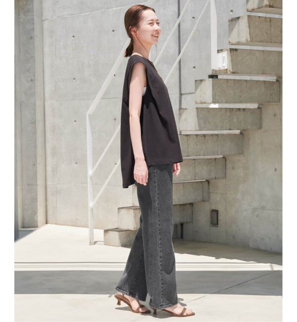 SLOBE IENA「《4サイズ展開/追加8》LE DENIM ストレートデニムパンツ」|デニム|