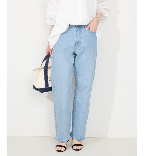 SLOBE IENA「《4サイズ展開/追加8》LE DENIM ストレートデニムパンツ」|デニム|