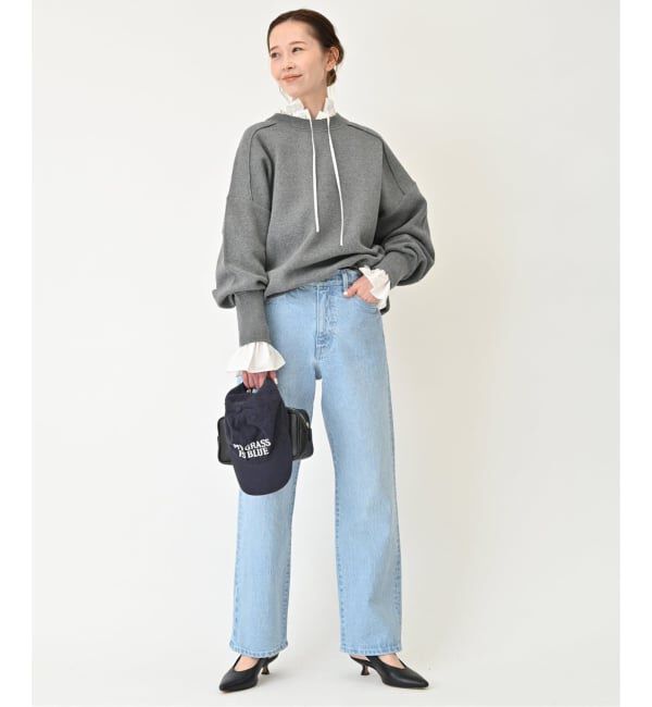 SLOBE IENA「《4サイズ展開/追加8》LE DENIM ストレートデニムパンツ」|デニム|