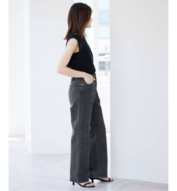 SLOBE IENA「《4サイズ展開/追加8》LE DENIM ストレートデニムパンツ」|デニム|