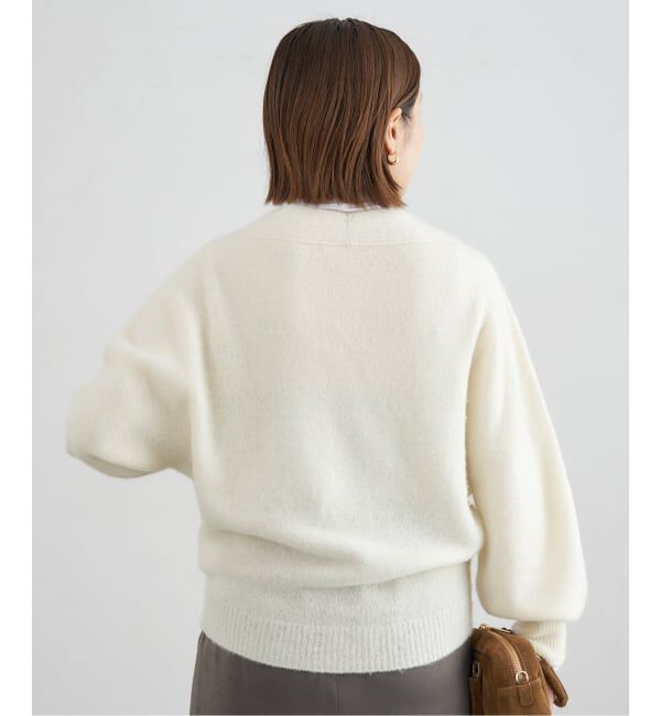 IENA「ピュア カシミヤ ドルマンVネックカーディガン」|カーディガン|