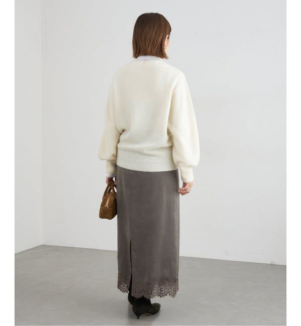 IENA「ピュア カシミヤ ドルマンVネックカーディガン」|カーディガン|