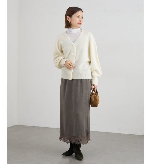 IENA「ピュア カシミヤ ドルマンVネックカーディガン」|カーディガン|