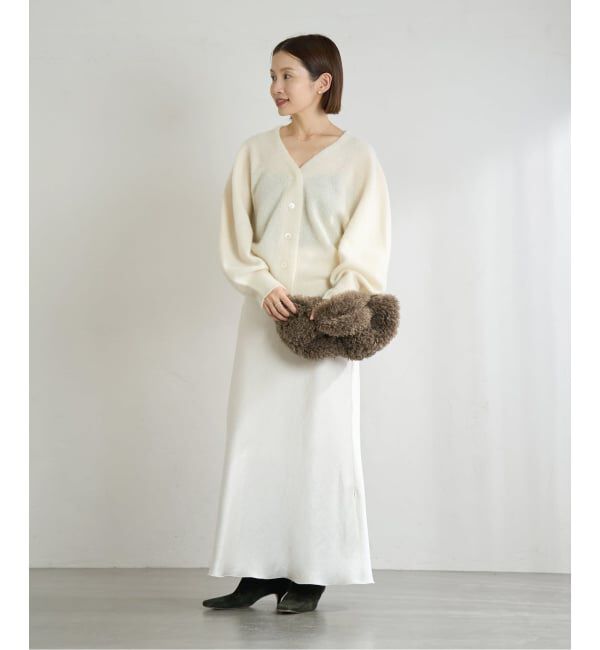 IENA「ピュア カシミヤ ドルマンVネックカーディガン」|カーディガン|