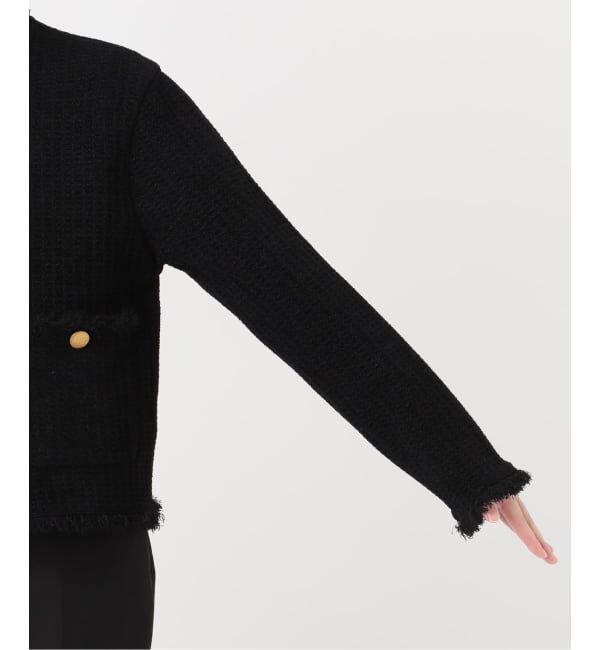 VERMEIL par iena「TWEED KNITジャケット カーディガン」|カーディガン|
