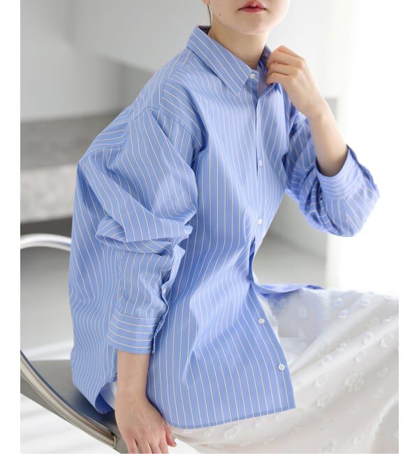 IENA「T/C プレーンシャツ」|シャツ・ブラウス|