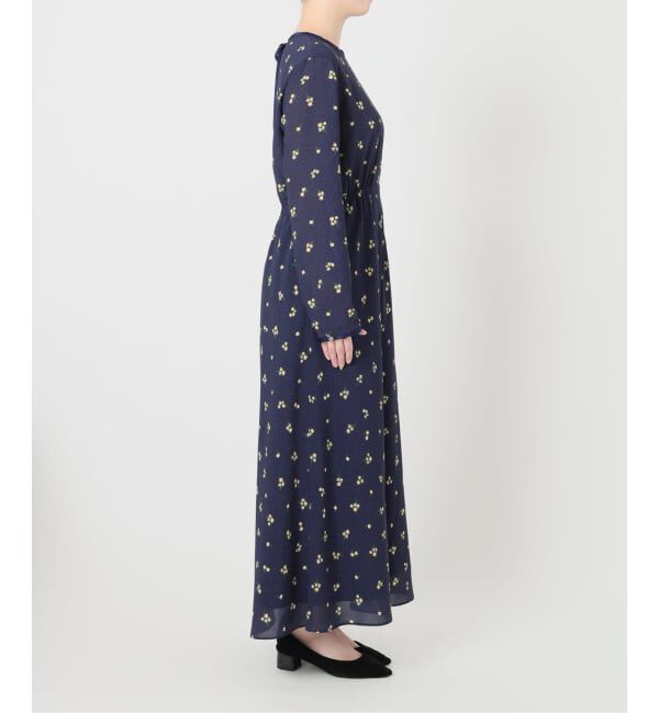 SLOBE IENA「ドットフラワーバイアスワンピース」|ワンピース|