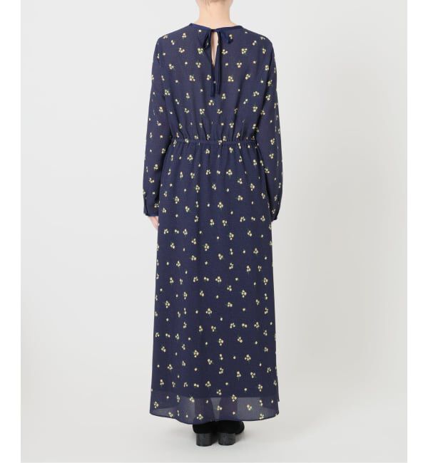 SLOBE IENA「ドットフラワーバイアスワンピース」|ワンピース|