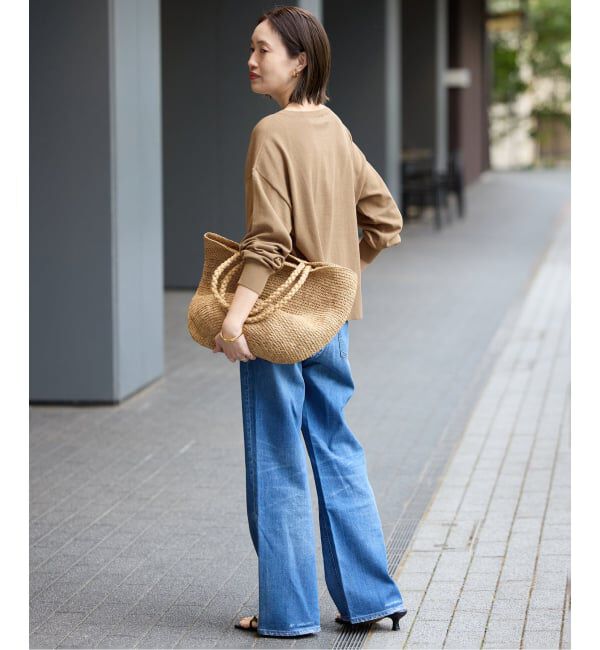 SLOBE IENA「《シリーズあり/予約》コットンキュプラプルオーバー」|ニット・セーター|