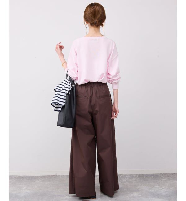 SLOBE IENA「《シリーズあり/予約》コットンキュプラプルオーバー」|ニット・セーター|