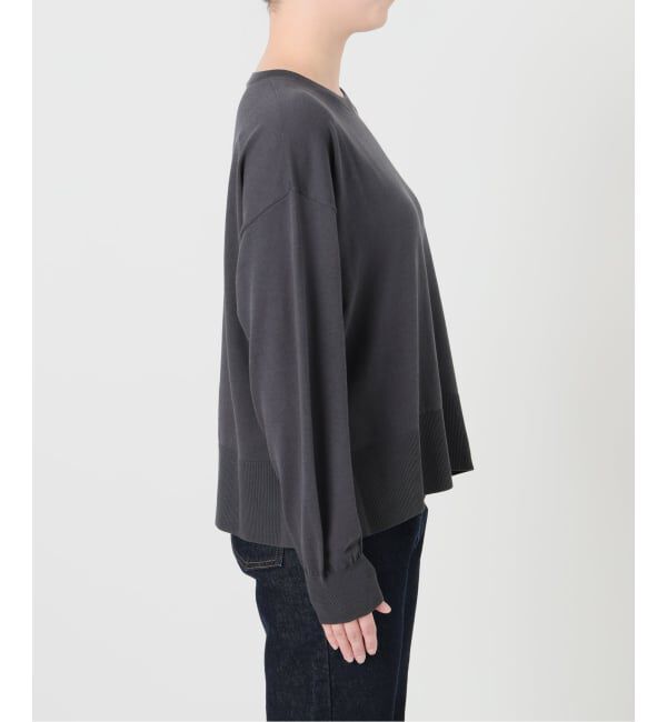 SLOBE IENA「《シリーズあり/予約》コットンキュプラプルオーバー」|ニット・セーター|