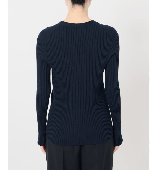 VERMEIL par iena「《追加予約》イタリア糸 RIB Vネックカーディガン」|カーディガン|