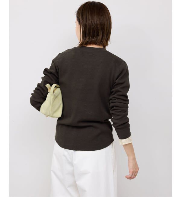 SLOBE IENA「《予約》FAITH/フェイス SLOBE別注 ワッフルカットソー」|Tシャツ・カットソー|