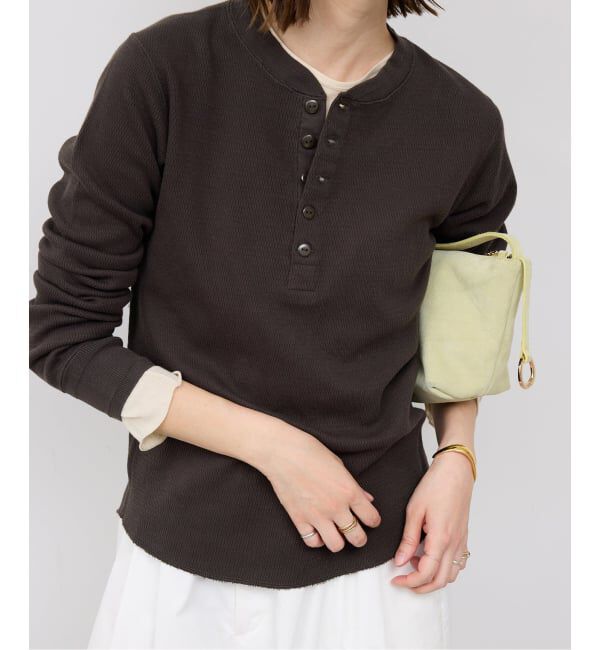 SLOBE IENA「《予約》FAITH/フェイス SLOBE別注 ワッフルカットソー」|Tシャツ・カットソー|