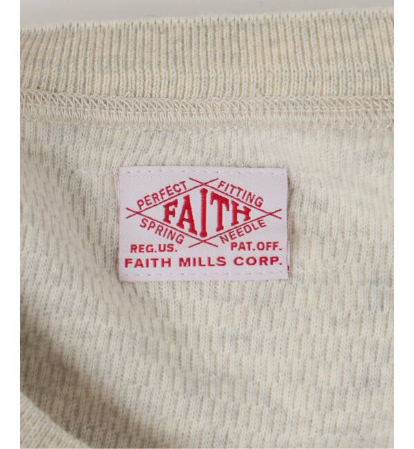 SLOBE IENA「《予約》FAITH/フェイス SLOBE別注 ワッフルカットソー」|Tシャツ・カットソー|