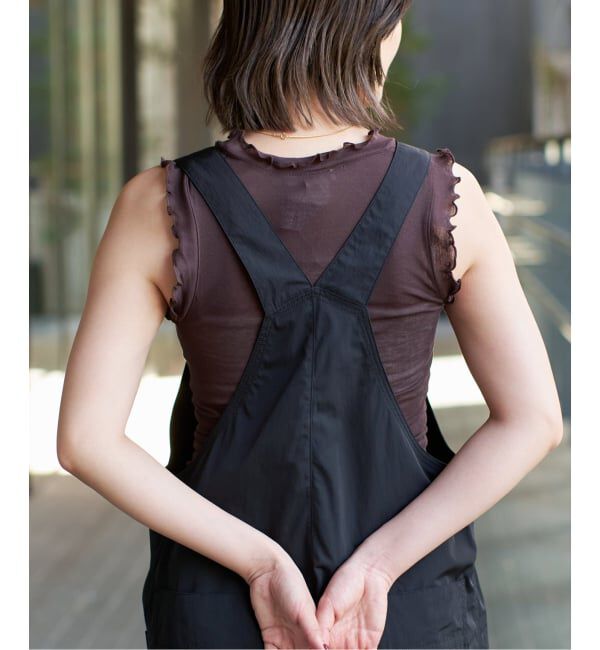 IENA LA BOUCLE「《予約》seamless basic./シームレスベーシック Flounce タンクトップ」|タンクトップ|