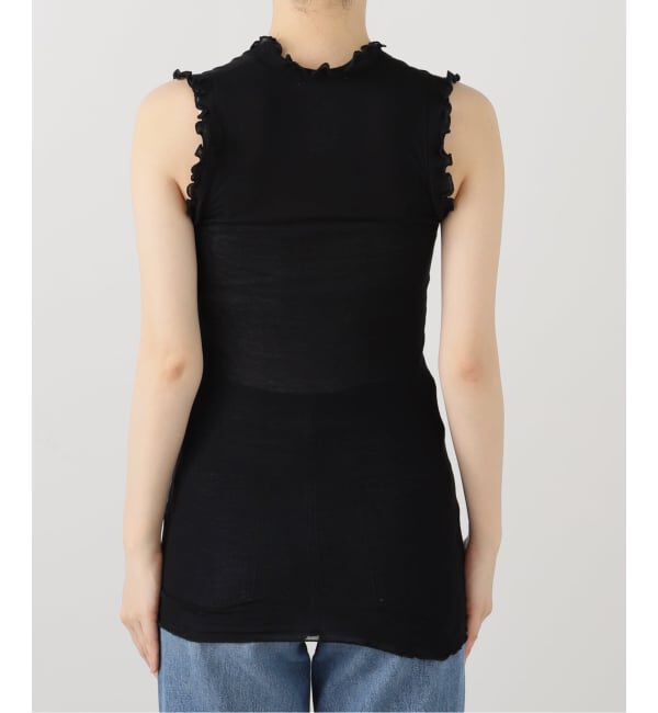 IENA LA BOUCLE「《予約》seamless basic./シームレスベーシック Flounce タンクトップ」|タンクトップ|