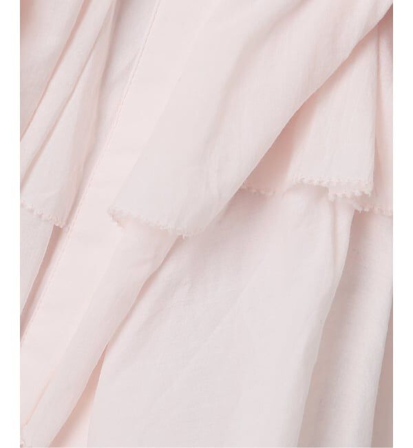 IENA「《予約》AAYUSHI/アユーシ レイヤードラッフルブラウス SFN0715」|シャツ・ブラウス|