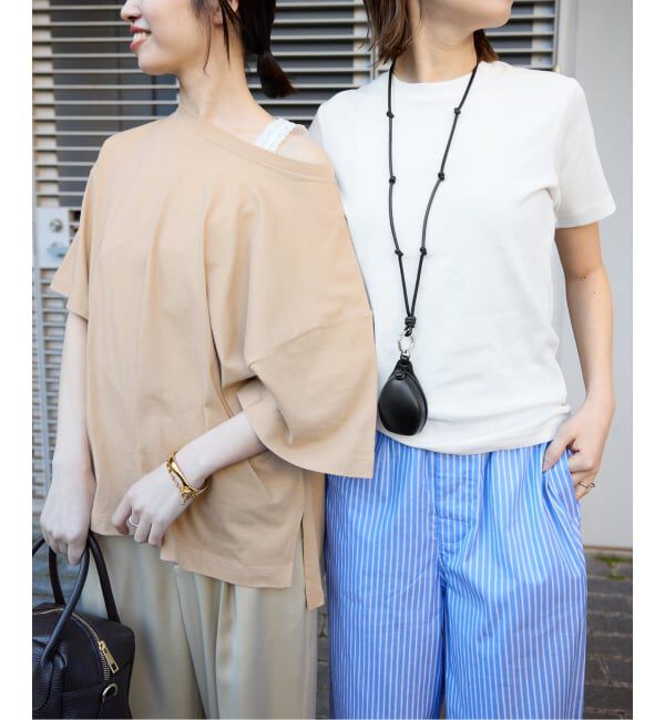 SLOBE IENA「《2枚セット/予約》HANES/ヘインズ SLOBE別注 2STYLES PACK TEE」|Tシャツ・カットソー|