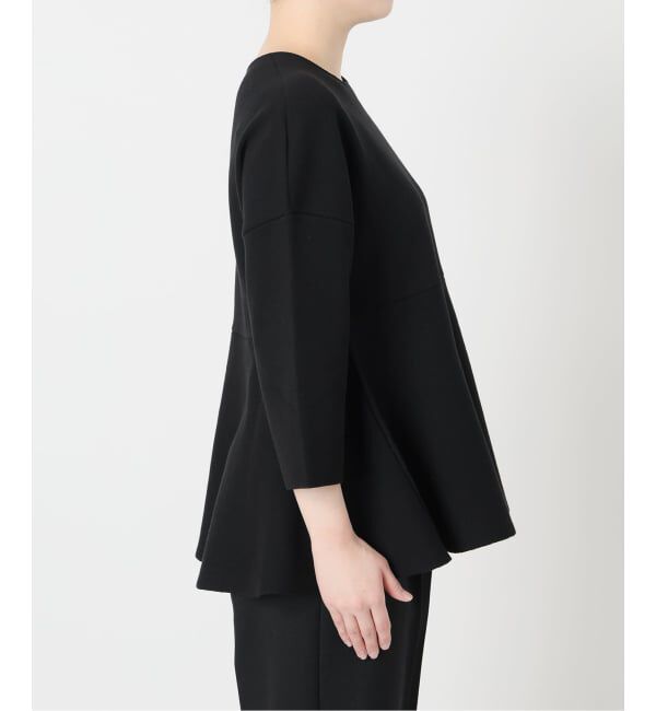 VERMEIL par iena「《予約》ペプラムダンボールプルオーバー」|ニット・セーター|