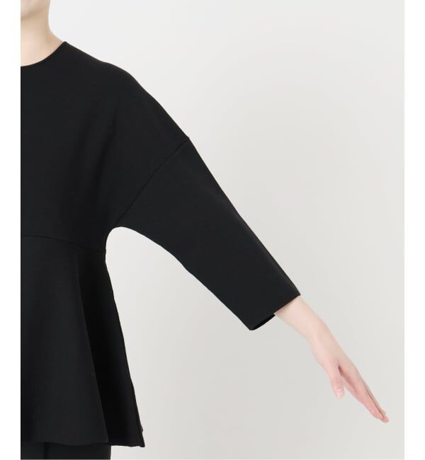 VERMEIL par iena「《予約》ペプラムダンボールプルオーバー」|ニット・セーター|