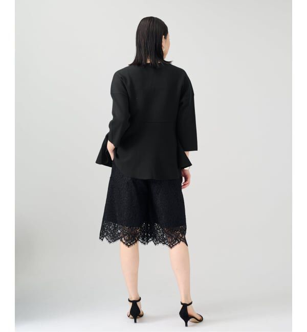 VERMEIL par iena「《予約》ペプラムダンボールプルオーバー」|ニット・セーター|