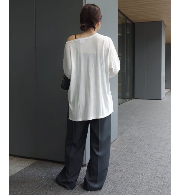 SLOBE IENA「《追加2予約》miller/ミラー SLOBE別注 シアードルマンロンTEE」|Tシャツ・カットソー|