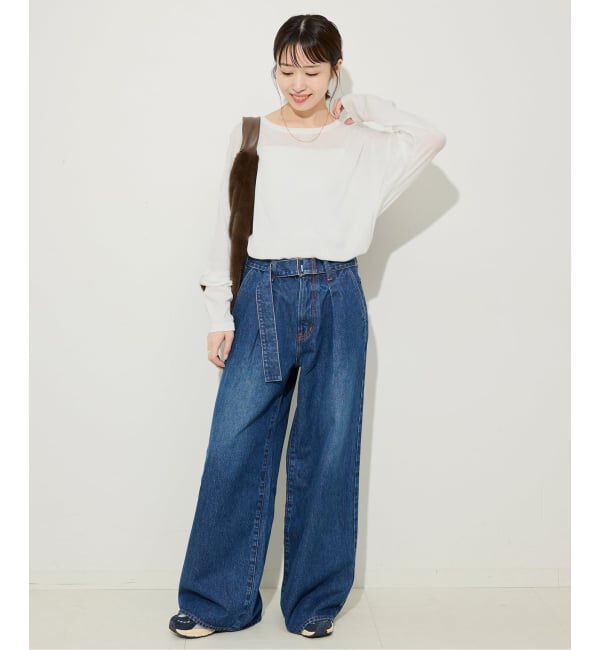 SLOBE IENA「《追加2予約》miller/ミラー SLOBE別注 シアードルマンロンTEE」|Tシャツ・カットソー|