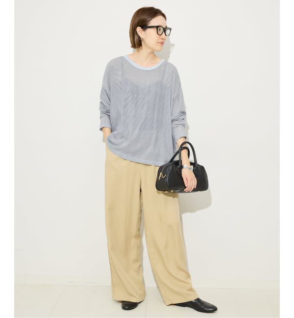 SLOBE IENA「《追加2予約》miller/ミラー SLOBE別注 シアードルマンロンTEE」|Tシャツ・カットソー|